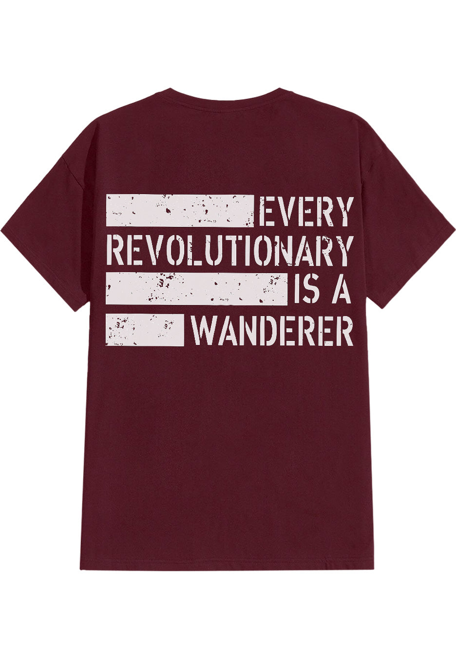Heaven Shall Burn Revolutionary Wanderer Burgundy T-Shirt