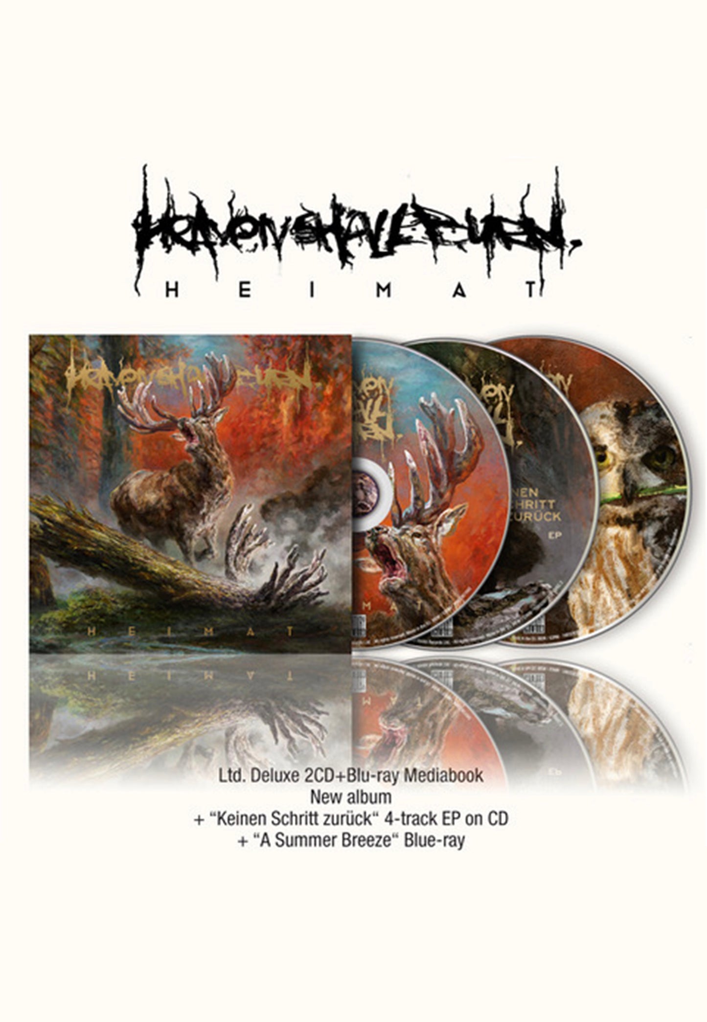 Heaven Shall Burn - Heimat Ltd. Deluxe - 2 CD+Blu-ray Mediabook + Patch