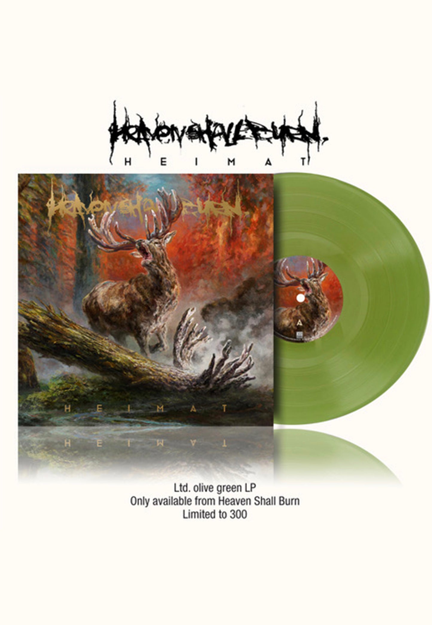 Heaven Shall Burn - Heimat Ltd. Olive Green - Colored Vinyl + Poster Set