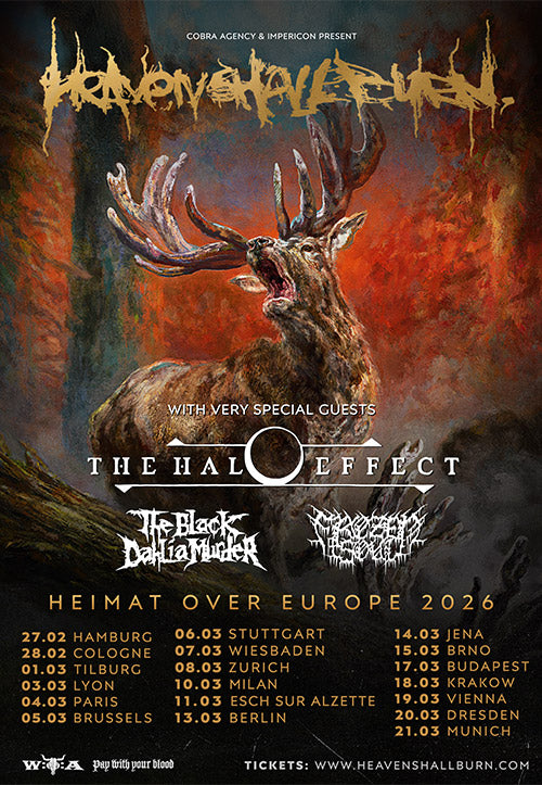 Heaven Shall Burn - 14.03.2026 Jena Block E Stehplatz - Ticket