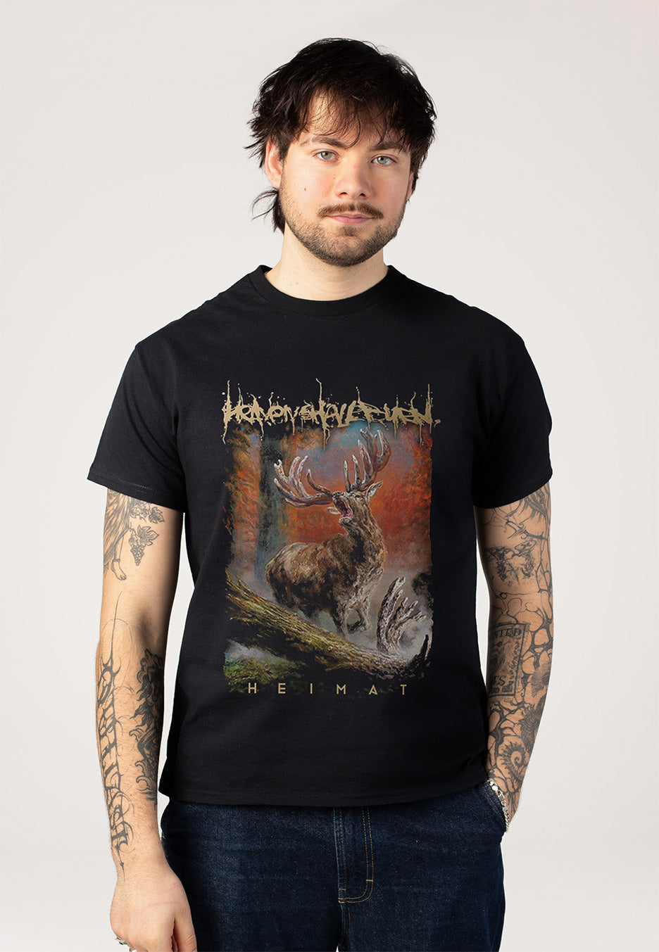 Heaven Shall Burn - Heimat Over Europe Tour 2026 Hirsch - T-Shirt | Neutral-Image