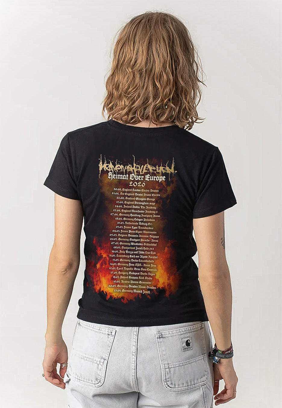 Heaven Shall Burn - Heimat Over Europe Tour 2026 Hirsch - Girly | Neutral-Image