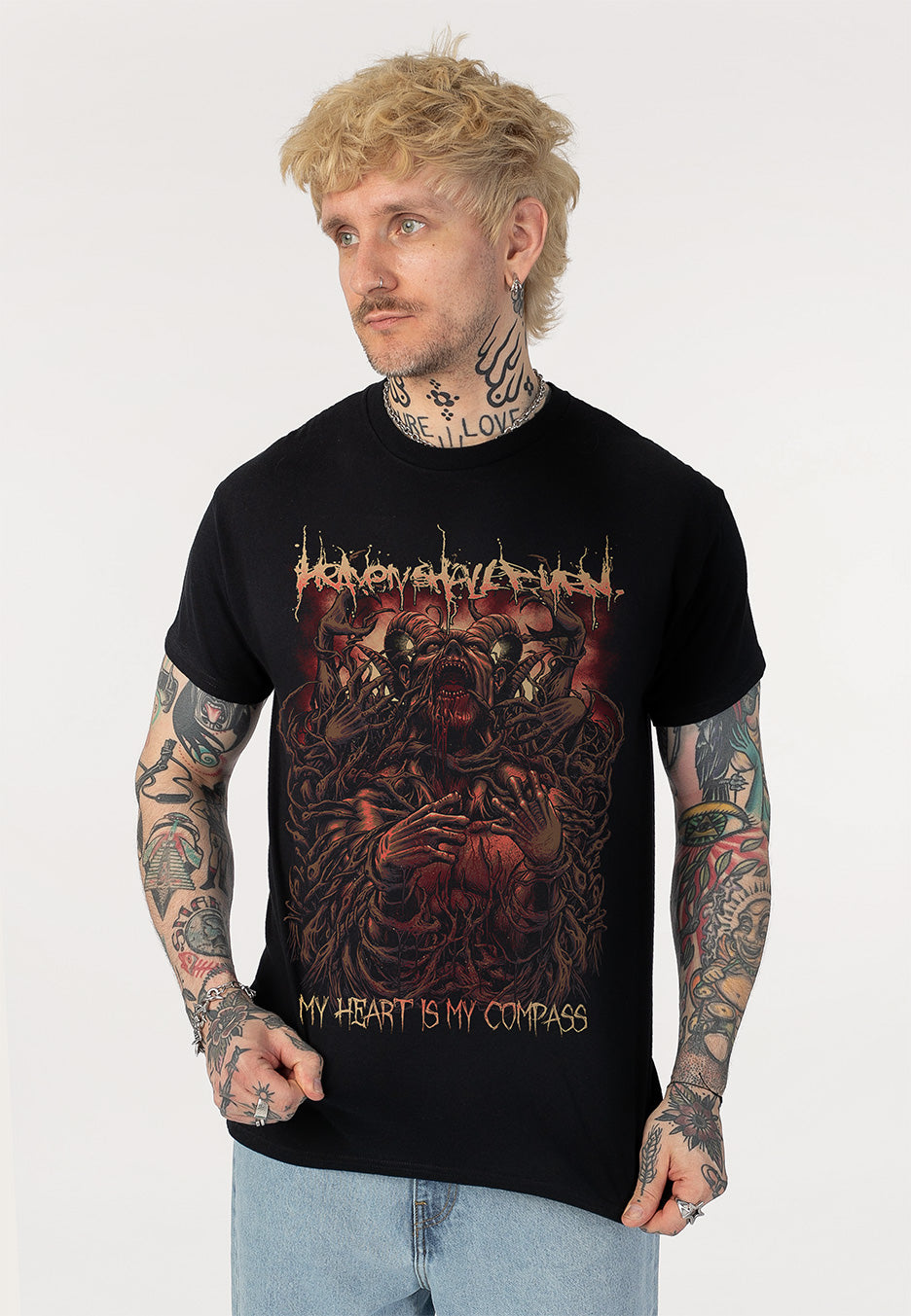 Heaven Shall Burn My Heart Is My Compass T-Shirt