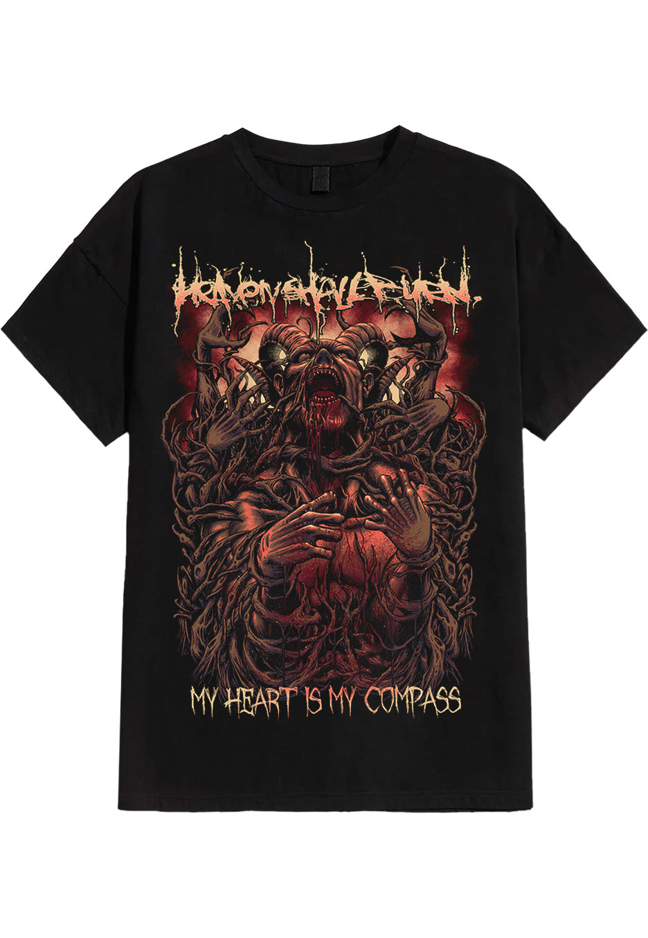 Heaven Shall Burn My Heart Is My Compass T-Shirt