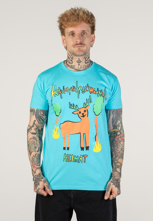 Heaven Shall Burn Heimat Hirsch Atoll Blue T-Shirt