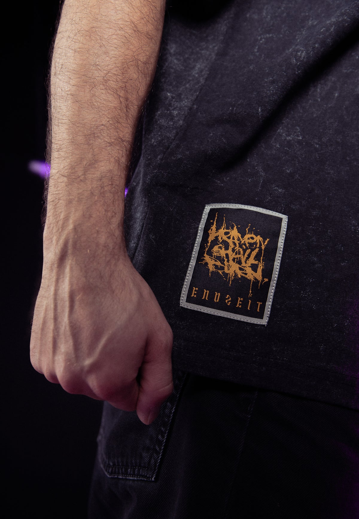 Heaven Shall Burn Logo Acid Wash Premium T-Shirt