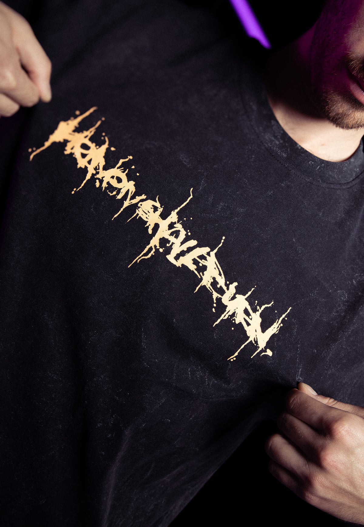 Heaven Shall Burn Logo Acid Wash Premium T-Shirt