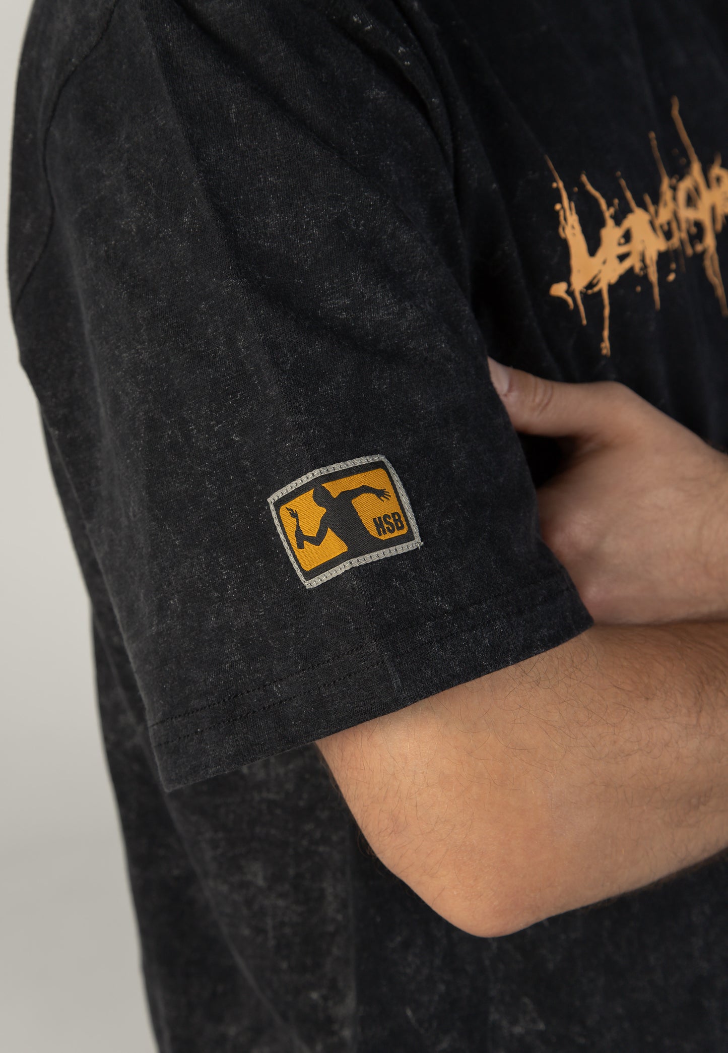 Heaven Shall Burn Logo Acid Wash Premium T-Shirt